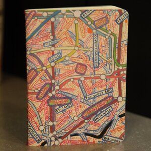 London Tube Art Notebook.